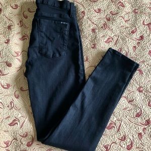 Hudson Jeans Barbara High Waist Skinny Jeans Black Size 30 Leggings